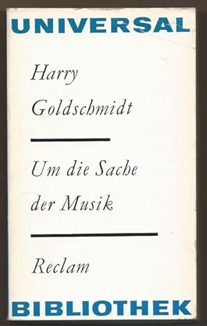 Image du vendeur pour Um die Sache der Musik. Reden und Aufstze (= Reclams Universal-Bibliothek 446). mis en vente par Antiquariat Bcherstapel