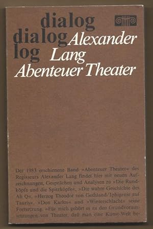 Seller image for Abenteuer Theater (= Dialog). for sale by Antiquariat Bcherstapel