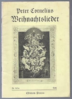 Bild des Verkufers fr Weihnachtslieder fr eine Singstimme mit Klavierbegleitung (= Edition Peters, Nr. 3105a). Hoch. Neue Ausgabe. zum Verkauf von Antiquariat Bcherstapel