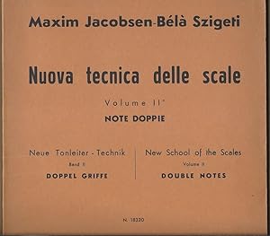 Bild des Verkufers fr Nuova tecnica delle scale / Neue Tonleiter-Technik / New School of the Scales, Vol. II. Note doppie / Doppelgriffe / Double notes. zum Verkauf von Antiquariat Bcherstapel