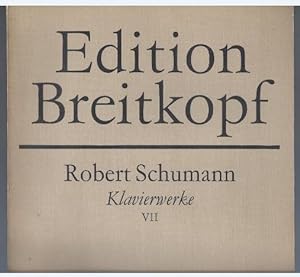 Bild des Verkufers fr Klavierwerke Band 7 (= Clara-Schumann-Ausgabe. Edition Breitkopf, Nr. 2623). zum Verkauf von Antiquariat Bcherstapel