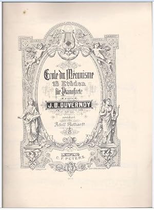 Seller image for Ecole du Mecanisme. 15 Etden fr Pianoforte, Op. 120. for sale by Antiquariat Bcherstapel