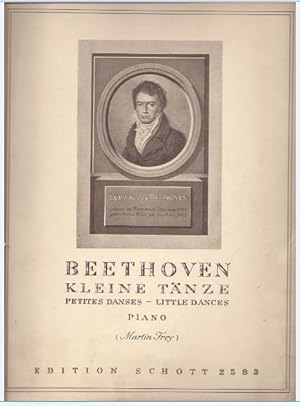 Bild des Verkufers fr Kleine Tnze / Petites Danses / Little Dances (= Edition Schott, Nr. 2583). Piano. zum Verkauf von Antiquariat Bcherstapel