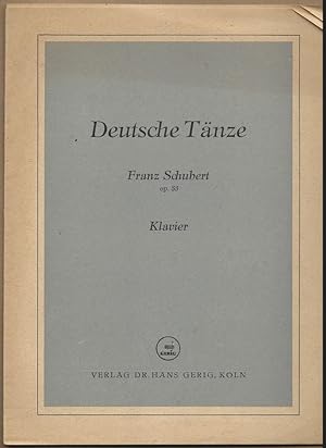 Bild des Verkufers fr Deutsche Tnze, Op. 33. Klavier. zum Verkauf von Antiquariat Bcherstapel