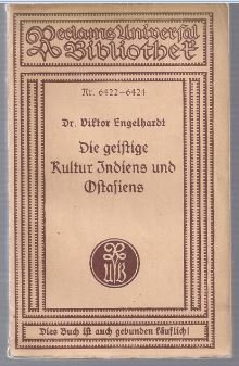 Seller image for Die geistige Kultur Indiens und Ostasiens (= Reclam Nr. 6422-6424). for sale by Antiquariat Bcherstapel