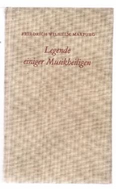 Seller image for Legende einiger Musikheiligen (= Peters Reprints). for sale by Antiquariat Bcherstapel