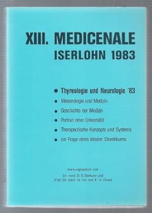 Bild des Verkufers fr Thyreologie und Neurologie '83. XIII. Medicenale Iserlohn 1983. zum Verkauf von Antiquariat Bcherstapel