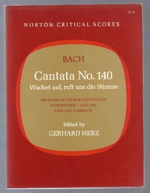 Seller image for Cantata No. 140. Wachet auf, ruft uns die Stimme. The Score of the New Bach Edition. Backgrounds, Analysis, Views and Comments. for sale by Antiquariat Bcherstapel