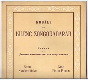 Image du vendeur pour Kilenc Zongoradarab op. 3 / Neun Klavierstcke / Nine Piano Pieces. mis en vente par Antiquariat Bcherstapel