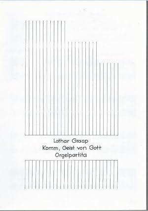 Bild des Verkufers fr Komm, Geist von Gott (1999). Orgelpartita ber ein neues Lied von Joachim Schwarz und Hartmut Handt. zum Verkauf von Antiquariat Bcherstapel