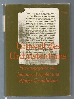 Immagine del venditore per Umwelt des Urchristentums. Band II. Texte zum neutestamentlichen Zeitalter. venduto da Antiquariat Bcherstapel