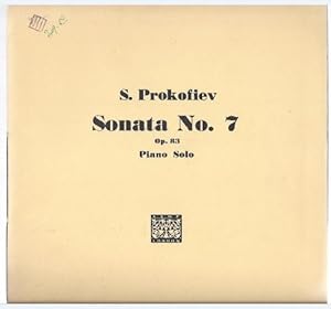 Bild des Verkufers fr Sonata No. 7 Op. 83. Piano solo. zum Verkauf von Antiquariat Bcherstapel