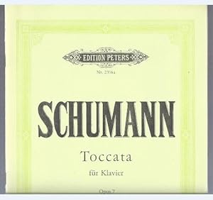 Bild des Verkufers fr Toccata fr Klavier zu zwei Hnden op. 7 (= Edition Peters, Nr. 2316a). zum Verkauf von Antiquariat Bcherstapel