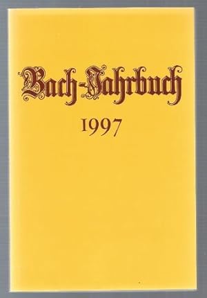 Seller image for Bach-Jahrbuch. 83. Jahrgang 1997. for sale by Antiquariat Bcherstapel