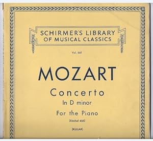 Seller image for Concertos for the Piano KV 466 (= Schirmer's Library of Musical Classics, Vol. 661). for sale by Antiquariat Bcherstapel