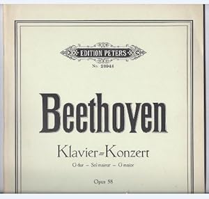 Seller image for Konzert fr Klavier und Orchester G-Dur Op. 58 (= Edition Peters, Nr. 2894d). for sale by Antiquariat Bcherstapel