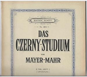 Immagine del venditore per Das Czerny-Studium. IIb: Unterstufe (= Edition Schott, No. 402b). venduto da Antiquariat Bcherstapel