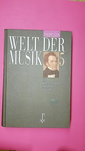 Bild des Verkufers fr PROPYLEN WELT DER MUSIK 5 DIE KOMPONISTEN. zum Verkauf von Butterfly Books GmbH & Co. KG