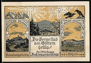 Bild des Verkufers fr Notgeld Eschershausen i. Br. 1921, 25 Pfennig, Amelungsborn, Odfeld, Raabe`s Nach dem Grossen Kriege zum Verkauf von Bartko-Reher