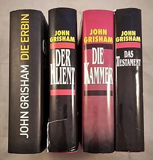 Konvolut von 4 Romanen von John Grisham.