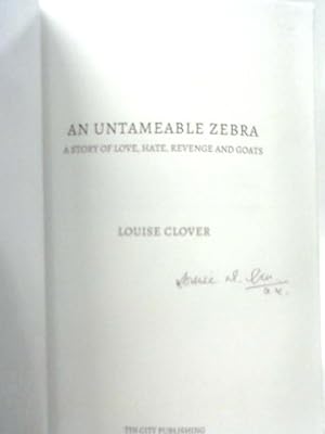 Seller image for An Untameable Zebra for sale by World of Rare Books