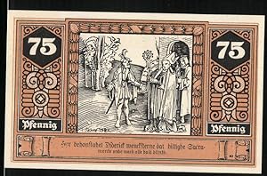 Bild des Verkufers fr Notgeld Wilsnack, 75 Pfennig, Diderick und die Sakramente zum Verkauf von Bartko-Reher