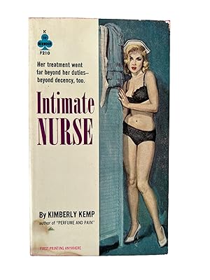 Image du vendeur pour Early Lesbian Pulp Novel Intimate Nurse by Kimberly Kemp, 1962 mis en vente par Max Rambod Inc