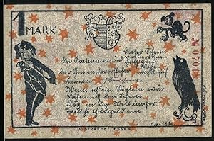 Bild des Verkufers fr Notgeld Ennigerloh 1921, 1 Mark, Ortspartie, Wappen zum Verkauf von Bartko-Reher