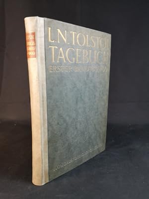 Leo Tolstoi Tagebuch. Erster band: 1895-1899. - [Vorzugsausgabe].