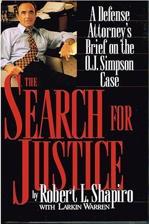 Seller image for The Search For Justice for sale by First Class Used Books