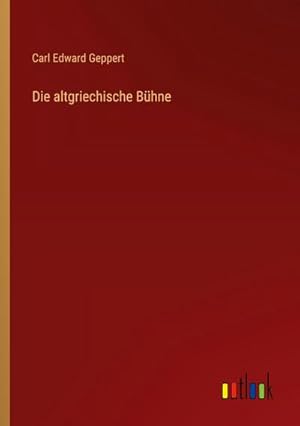 Imagen del vendedor de Die altgriechische Bhne a la venta por AHA-BUCH GmbH