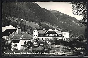 Bild des Verkufers fr Ansichtskarte Steinfeld im Drautal, Vegetarische Pension Schloss Neustein zum Verkauf von Bartko-Reher
