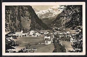 Bild des Verkufers fr Ansichtskarte Mallnitz, Ortsansicht gegen d. niederen Tauern zum Verkauf von Bartko-Reher