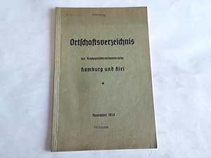 Ortschaftsverzeichnis der Reichspostdirektionsbezirke Hamburg und Kiel