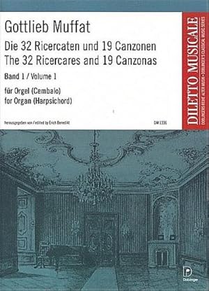 Image du vendeur pour Die 32 Ricercaten und19 Canzonen Band 1 : Ricercaten Nr.1-19 fr Orgel mis en vente par AHA-BUCH GmbH