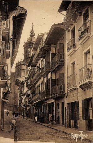 Ansichtskarte / Postkarte Hondarribia Fuenterrabia Baskenland, Eglise