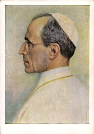 Künstler Ansichtskarte / Postkarte Fantuzzi, R., Papst Pius XII., Portrait