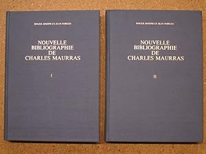 Imagen del vendedor de Nouvelle bibliographie de Charles Maurras (2 volumes). a la venta por Librairie Diogne SARL