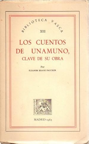 Immagine del venditore per Los cuentos de Unamuno, clave de su obra . venduto da Librera Astarloa