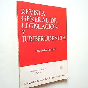 Imagen del vendedor de Revista general de legislacin y jurisprudencia. Tomo LXXXII de la Segunda poca. Nm. 4. Abril 1981 a la venta por MAUTALOS LIBRERA