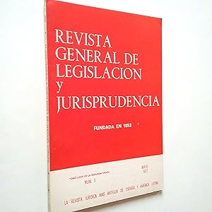 Seller image for Revista general de legislacin y jurisprudencia. Tomo LXXIV de la Segunda poca. Nm. 5. Mayo 1977 for sale by MAUTALOS LIBRERA