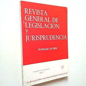 Seller image for Revista general de legislacin y jurisprudencia. Tomo LXXXVIII de la Segunda poca. Nm. 1. Enero 1984 for sale by MAUTALOS LIBRERA