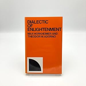 Bild des Verkufers fr Dialectic of Enlightenment zum Verkauf von Bendowa Books