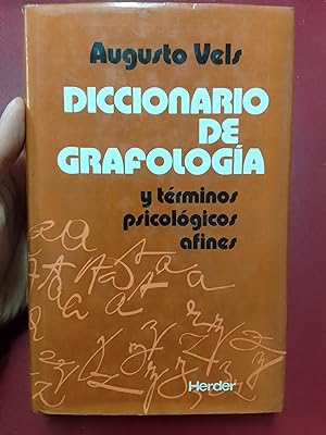 Imagen del vendedor de Diccionario de grafologa y trminos psicolgicos afines a la venta por Librera Eleutheria
