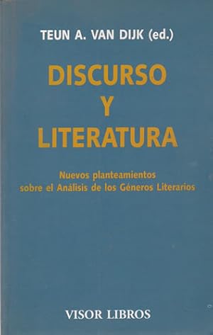 Bild des Verkufers fr Discurso y literatura zum Verkauf von Librera Cajn Desastre