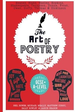 Imagen del vendedor de The Art of Poetry: For GCSE and Beyond: Volume 1 a la venta por WeBuyBooks