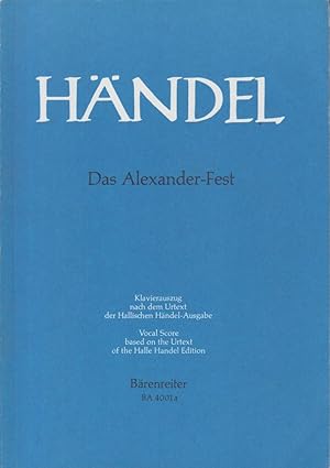 Alexander's Feast - Vocal Score