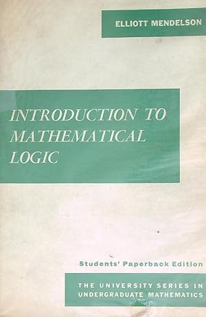 Bild des Verkufers fr Introduction to Mathematical Logic zum Verkauf von Librodifaccia