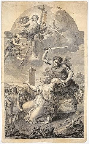 Immagine del venditore per (Martyrium der heiligen Barbara / Martyrdom of Saint Barbara / Martyre de Sainte Barbe) venduto da Antiquariat Steffen Vlkel GmbH