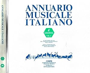 Annuario Musicale Italiano. Vol. 1